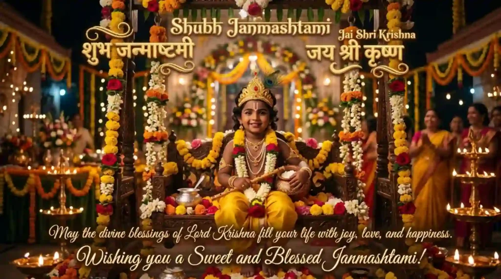 Sweet and Beautiful Janmashtami Wishes