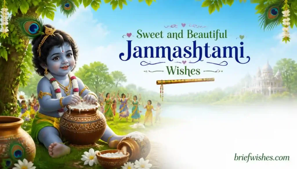 Sweet and Beautiful Janmashtami Wishes