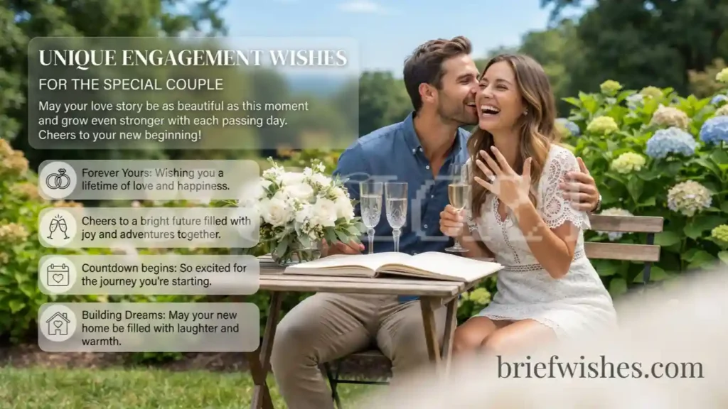 Unique Engagement Wishes for a Special Couple