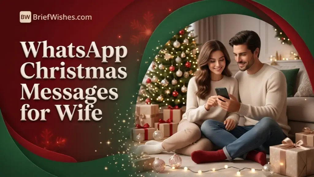 WhatsApp Christmas Messages for Wife