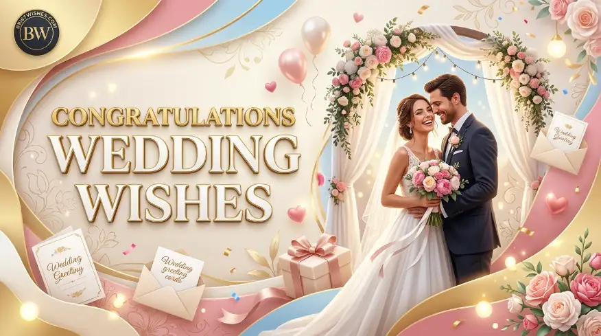 100+ Best Wedding Wishes & Messages for Every Card 
