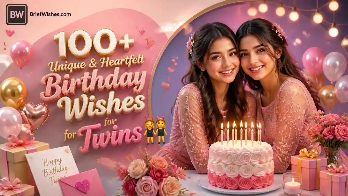 100+ Unique & Heartfelt Birthday Wishes for Twins