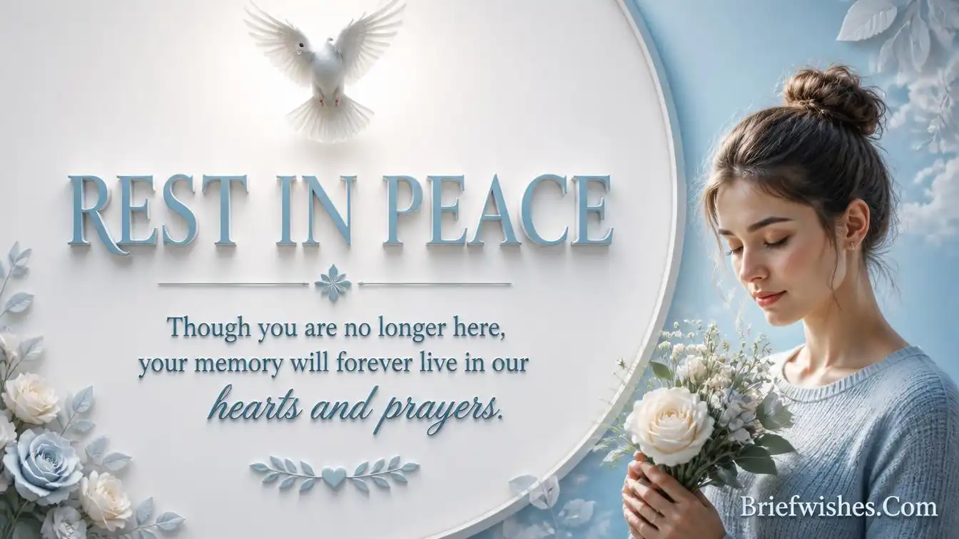 200+ Best Rest in Peace Messages & Condolences 🕊️