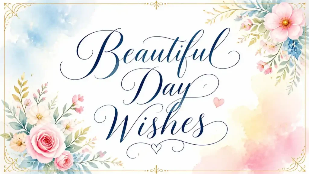 Beautiful Day Wishes in English
