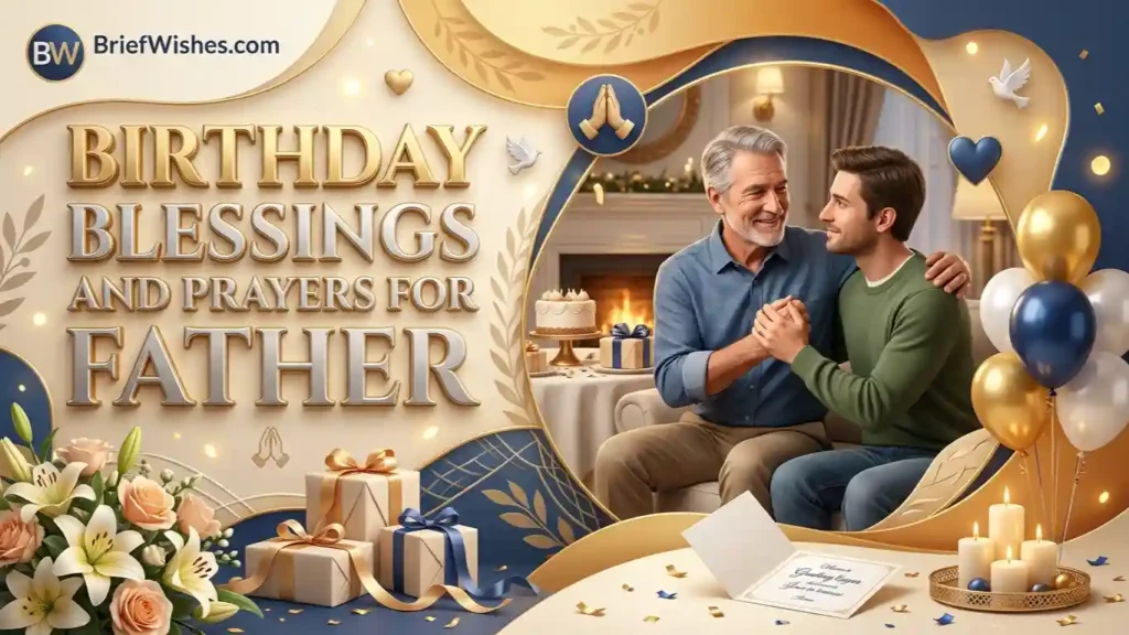 Birthday Blessings and Prayers for Father