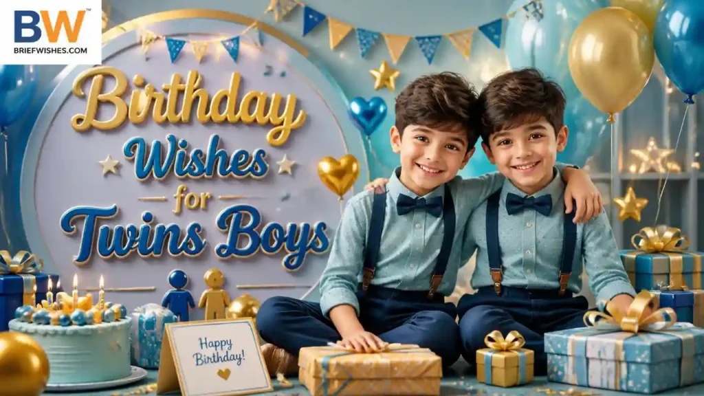 Birthday Wishes for Twins Boys 