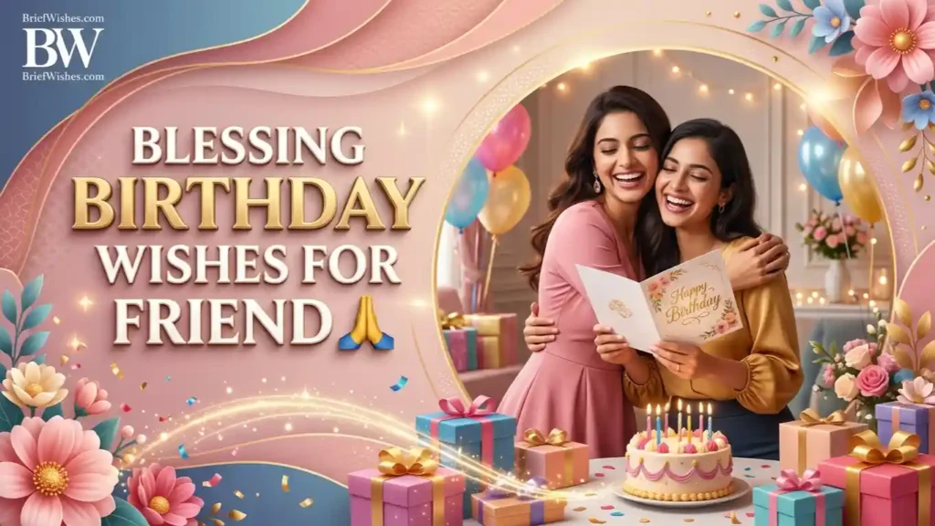 Blessing Birthday Wishes for Friend 🙏