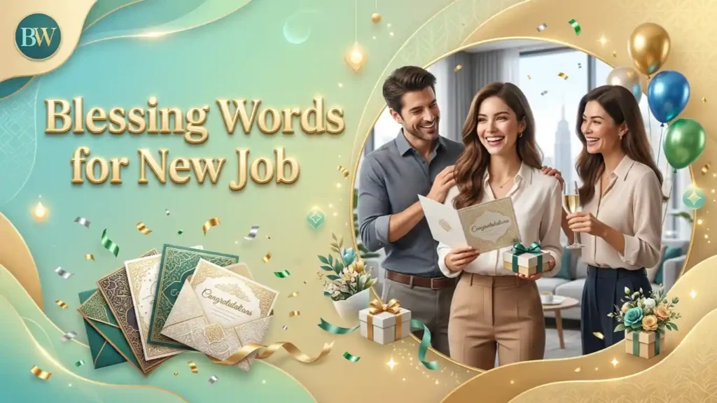 Blessing Words for New Job