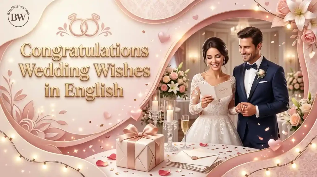 Congratulations Wedding Wishes in English