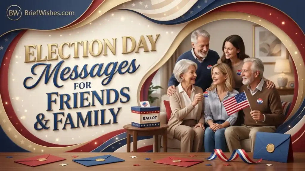 Election Day Messages for Friends & Family