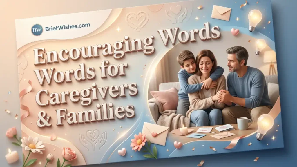 Encouraging Words for Caregivers & Families 