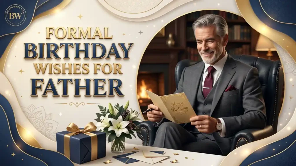 Formal Birthday Wishes for Father