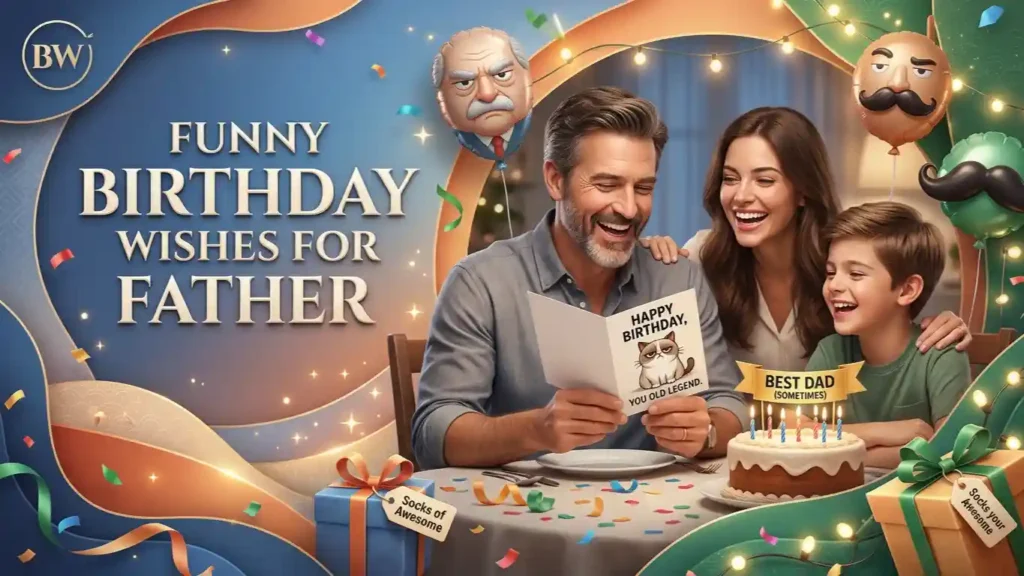 Funny Birthday Wishes for Father