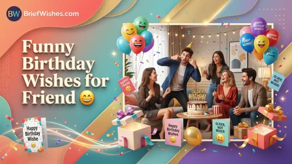 Funny Birthday Wishes for Friend 