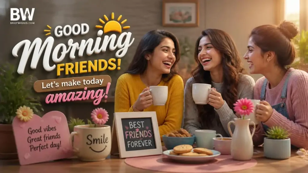 Funny & Cheerful Good Morning Greetings for Friends