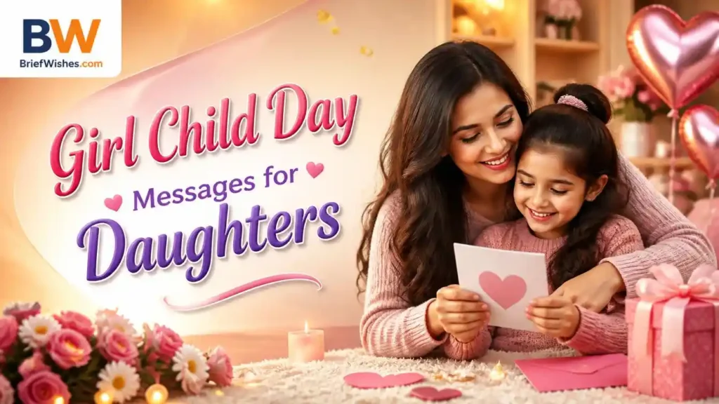 Girl Child Day Messages for Daughters