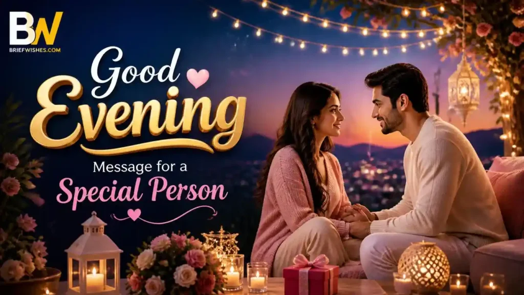 Good Evening Message for a Special Person