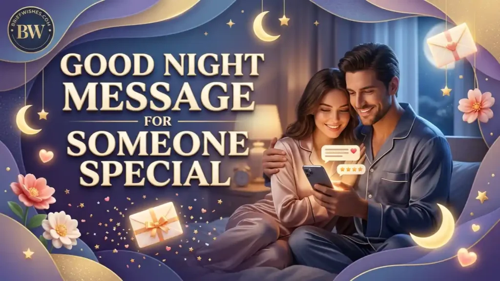 Good Night Message for Someone Special