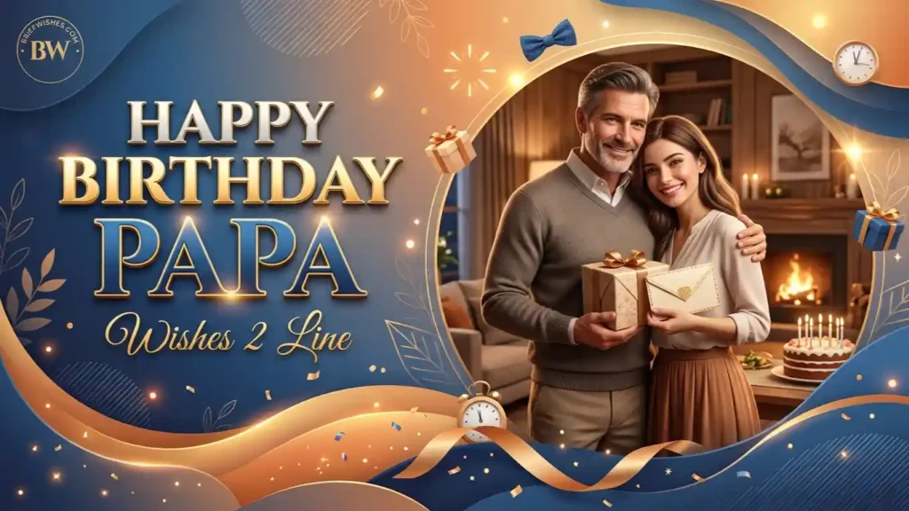 Happy Birthday Papa Wishes 2 Line