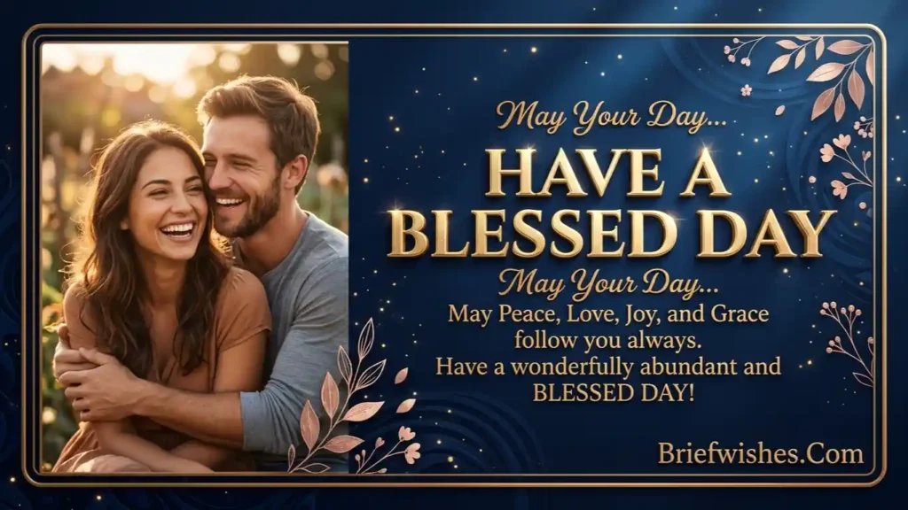 have a blessed day