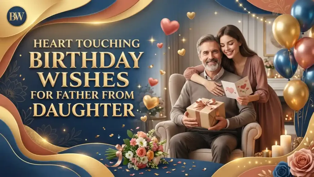 Heart Touching Birthday Wishes for Father from Daughter