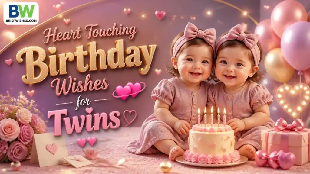 Heart Touching Birthday Wishes for Twins 