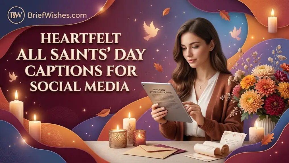 Heartfelt All Saints’ Day Captions for Social Media 