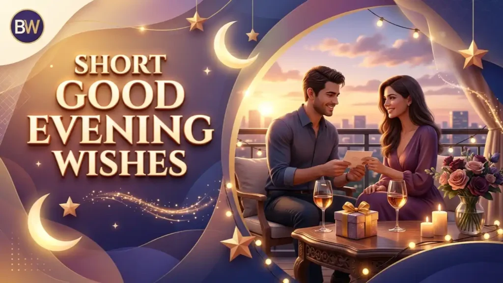 heartful Good Evening Wishes in English