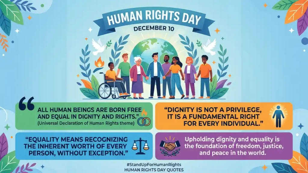 Human Rights Day Quotes About Equality and Dignity 