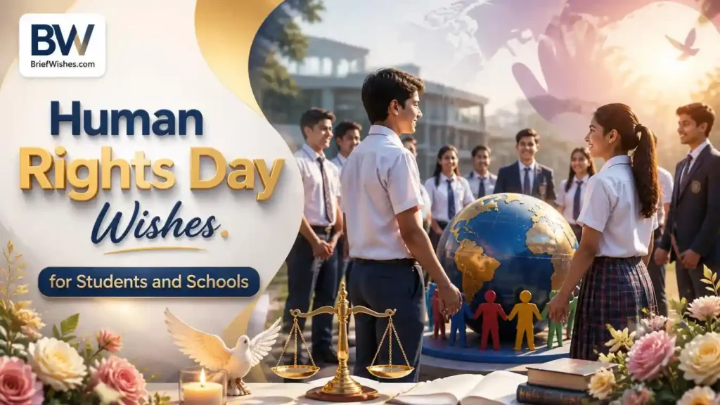 Human Rights Day Wishes for Students and Schools