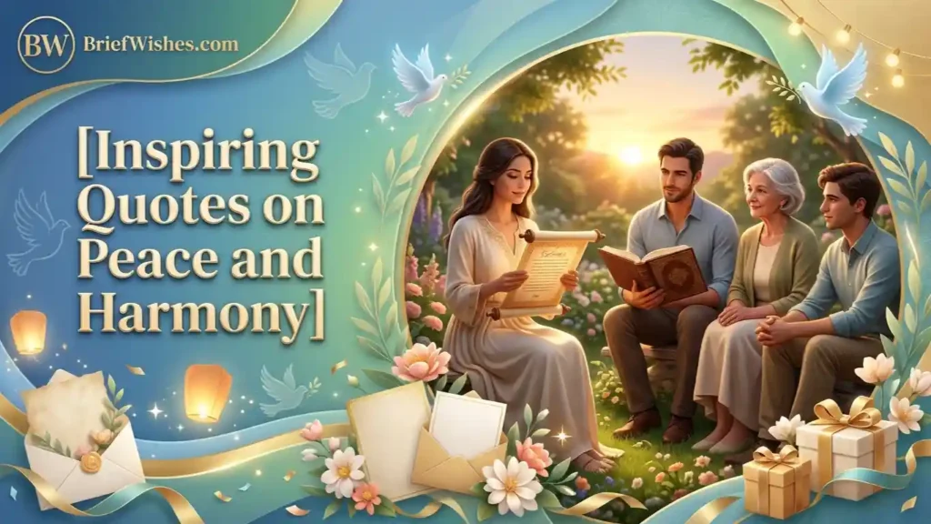 Inspiring Quotes on Peace and Harmony