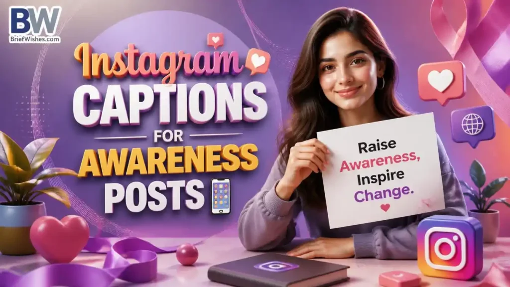 Instagram Captions for Awareness Posts