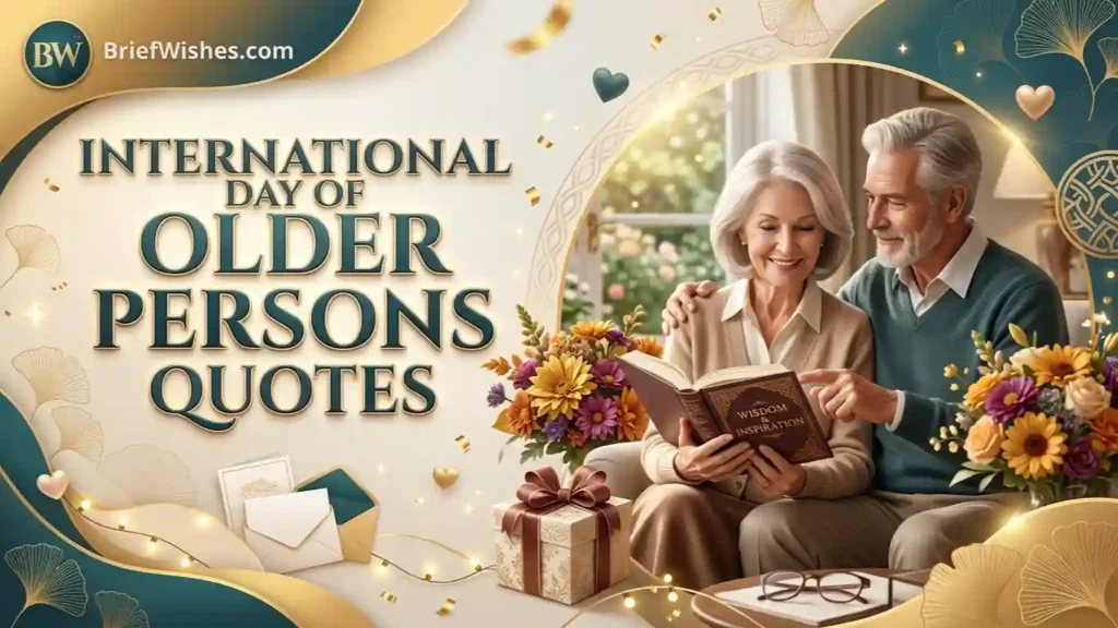International Day of Older Persons Quotes 