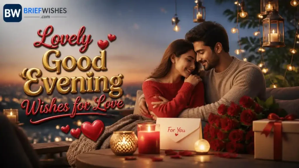 lovely Good Evening Wishes for Love