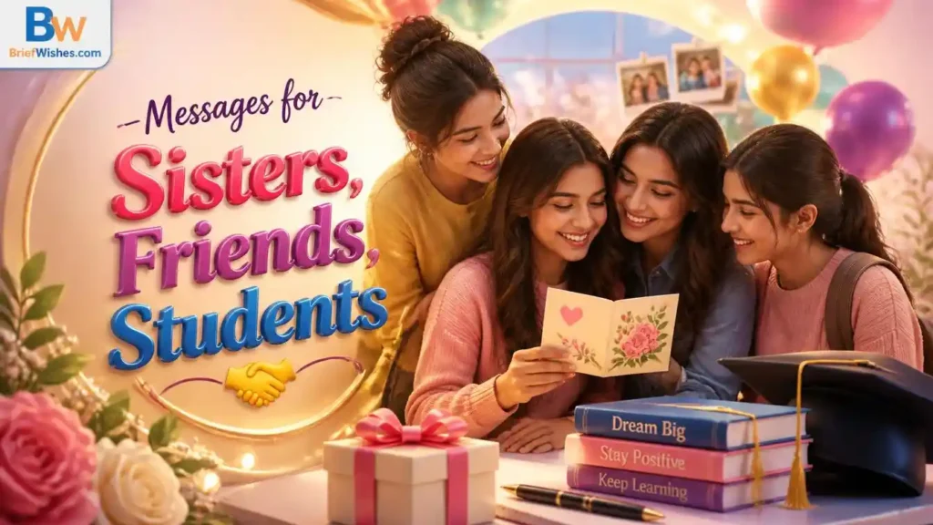Messages for Sisters, Friends and Students 