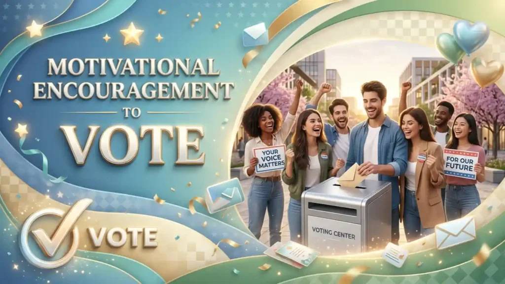 Motivational Encouragement to Vote 