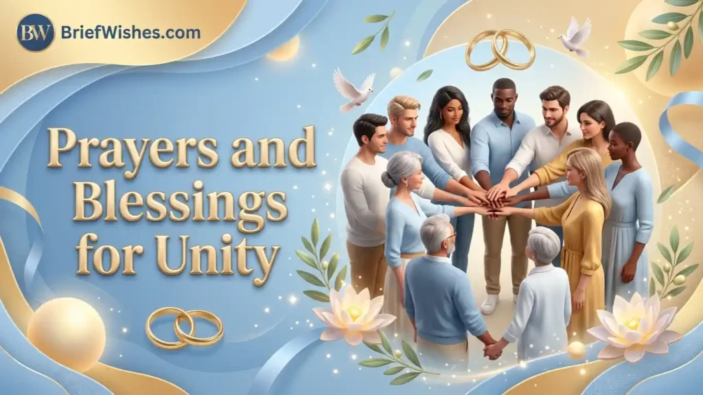 Prayers and Blessings for Unity