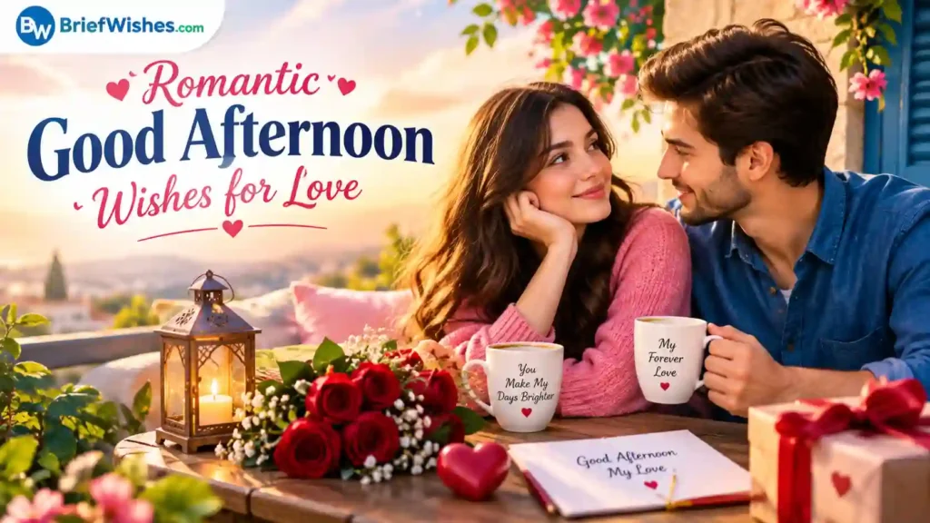Romantic Good Afternoon Wishes for Love