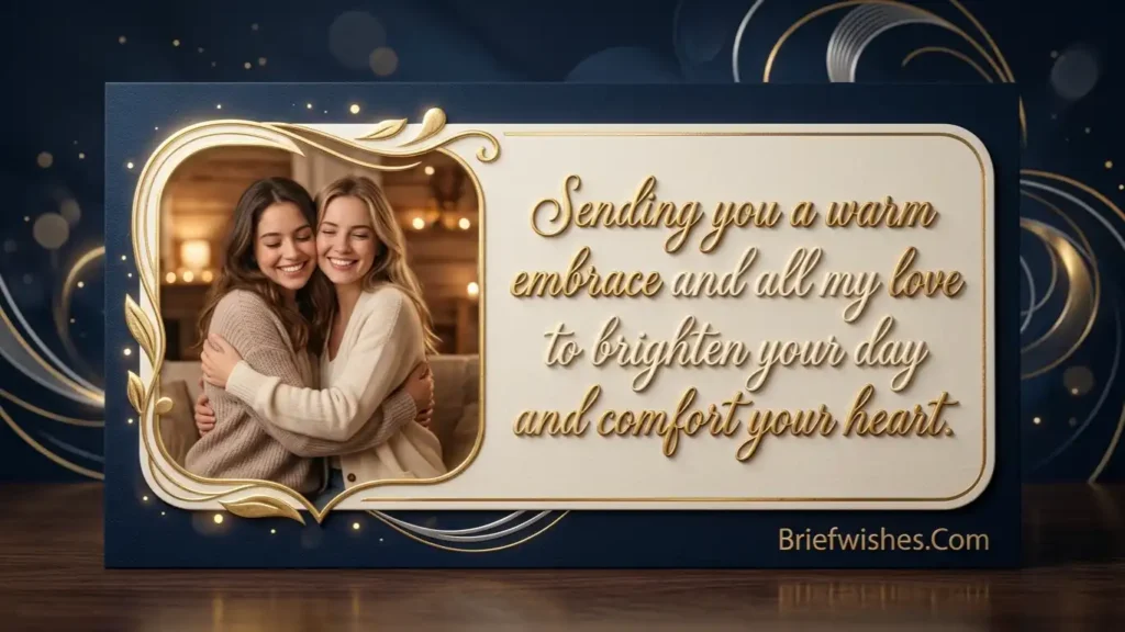 sending love and hugs meaning