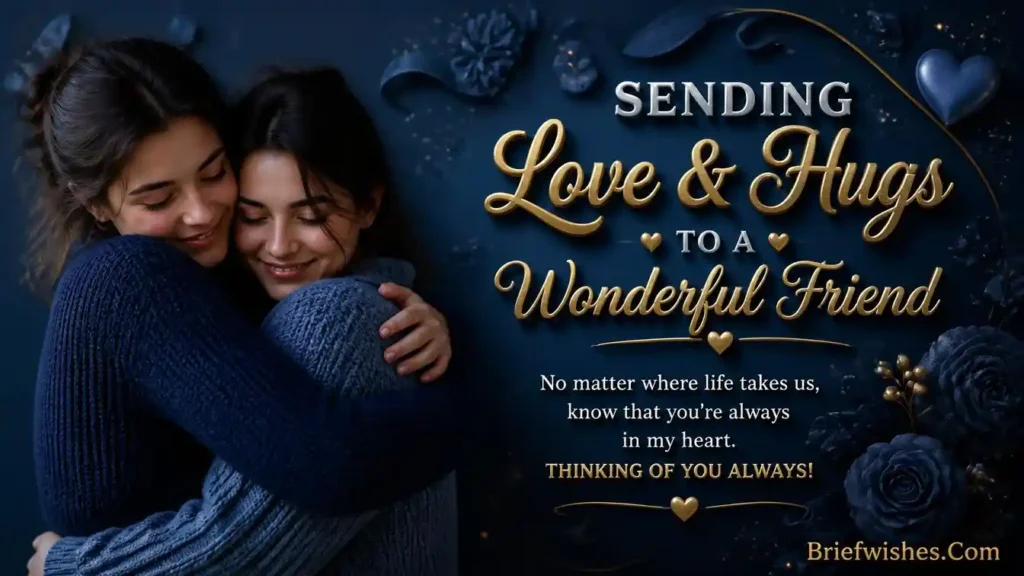 sending love and hugs to a friend