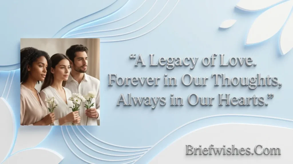 Short and Meaningful RIP Messages for Quick Sympathy Notes