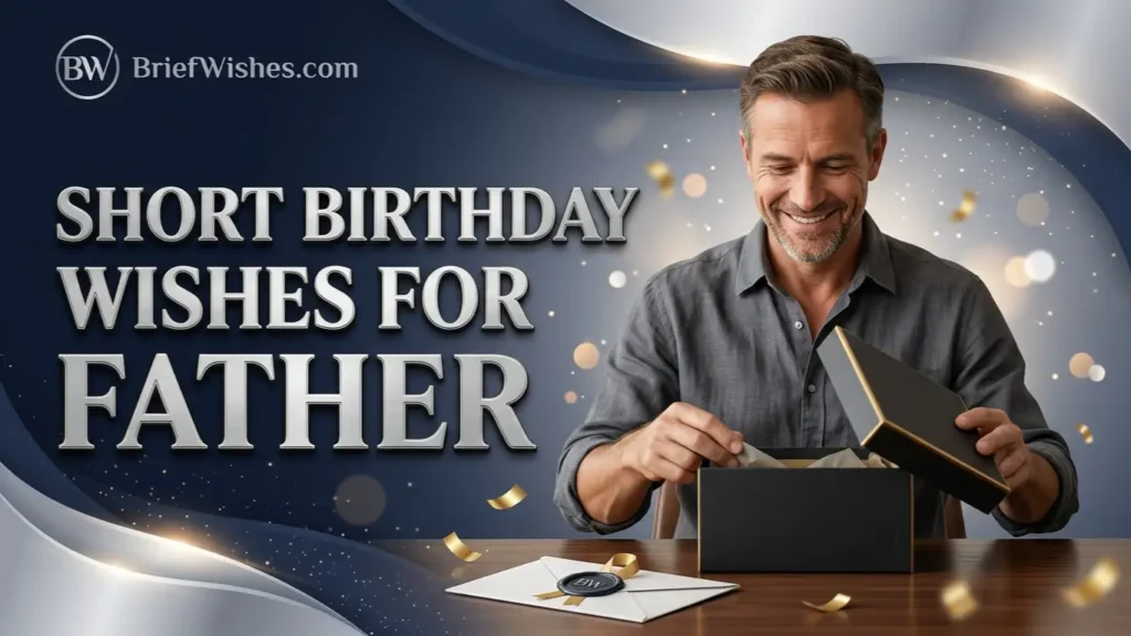 Short Birthday Wishes for Father
