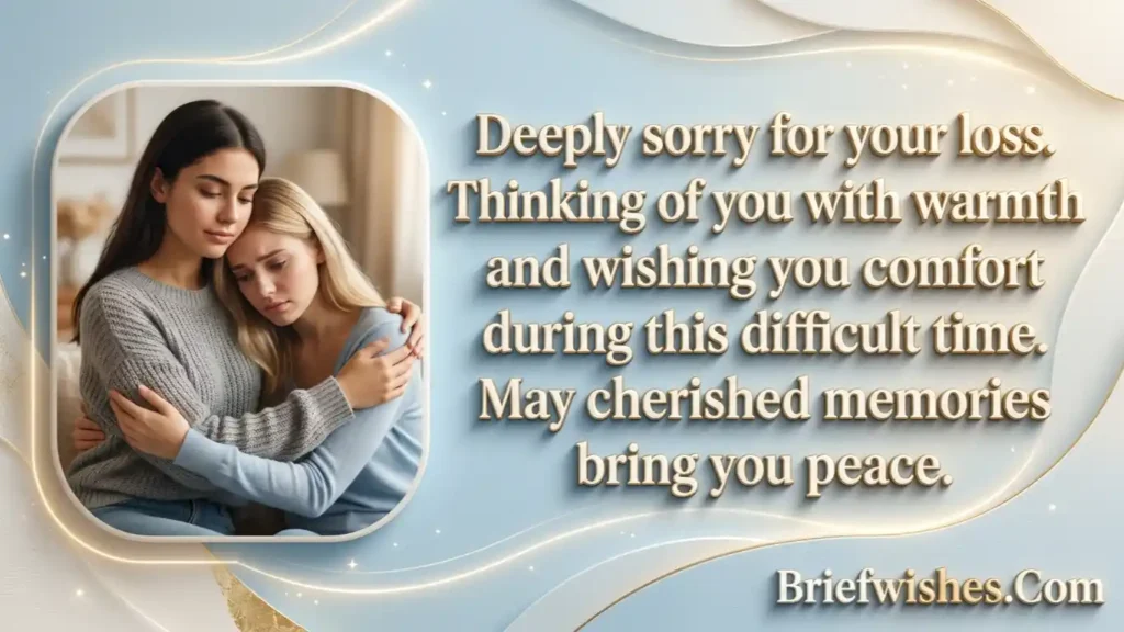 short condolence message