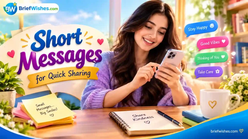 Short Messages for Quick Sharing
