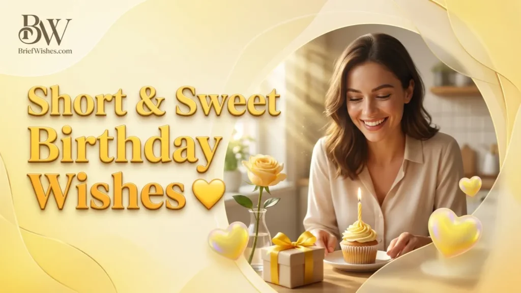 Short & Sweet Birthday Wishes 
