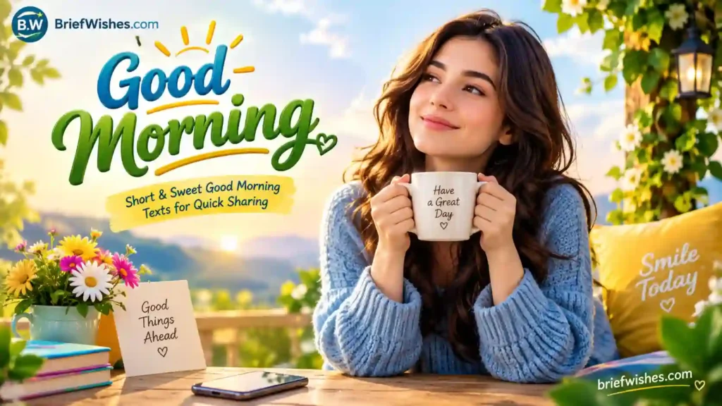 Short & Sweet Good Morning Texts for Quick Sharing