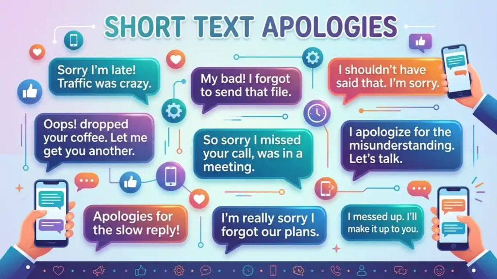 Short Text Apologies 