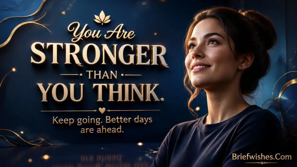 short words of encouragement and strength 