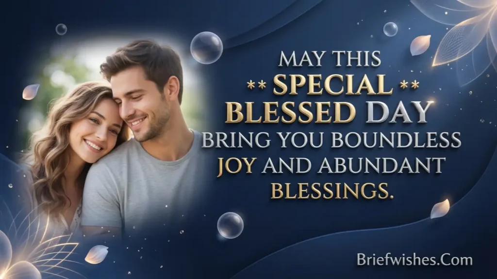 Special Blessed Day Expressions