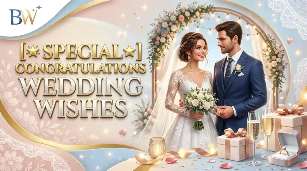 Special Congratulations Wedding Wishes